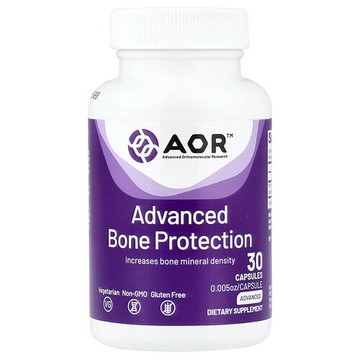 Advanced Orthomolecular Research AOR, 高級骨骼保護，40 毫克，30 粒膠囊
