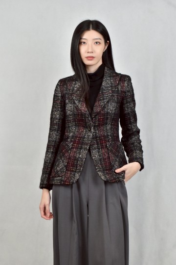 (XS（含）以下) max mara黑色挺版外套