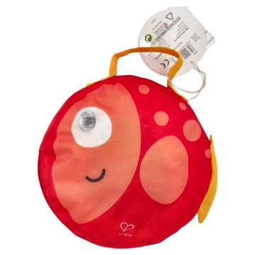 Hape 可攜式摺疊小魚玩水組  紅色  0.19kg  1組