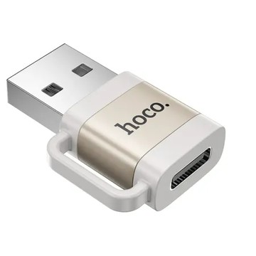 hoco. UA31D USB公轉Type-C母USB2.0轉接頭