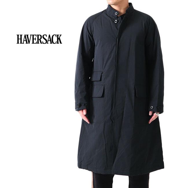 haversack】エアーバックファブリックスタンドカラーラグランコート