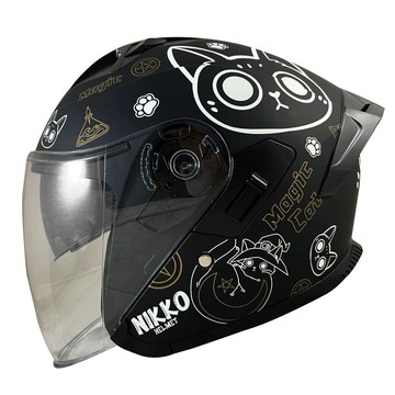 【喵星人】Nikko N559 #2 很多貓 3/4罩安全帽