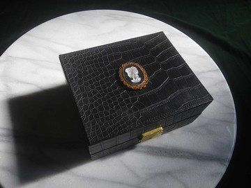 【老時光 OLD-TIME】早期台灣製珠寶盒(附鑰匙)