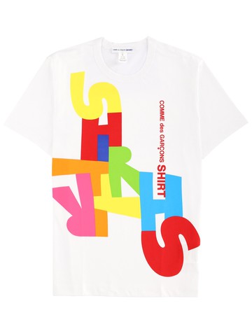 comme des garcons shirt t-shirt with print