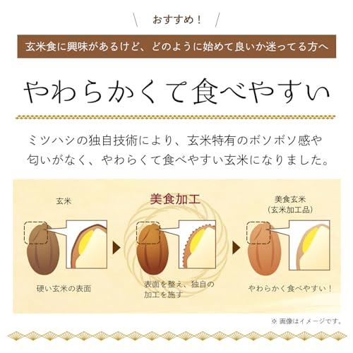 ミツハシ  美食玄米 900g 岩手県産 ひとめぼれ 使用