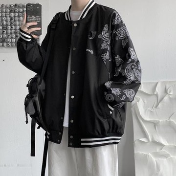 網紅春秋寬松痞帥小眾高級外套