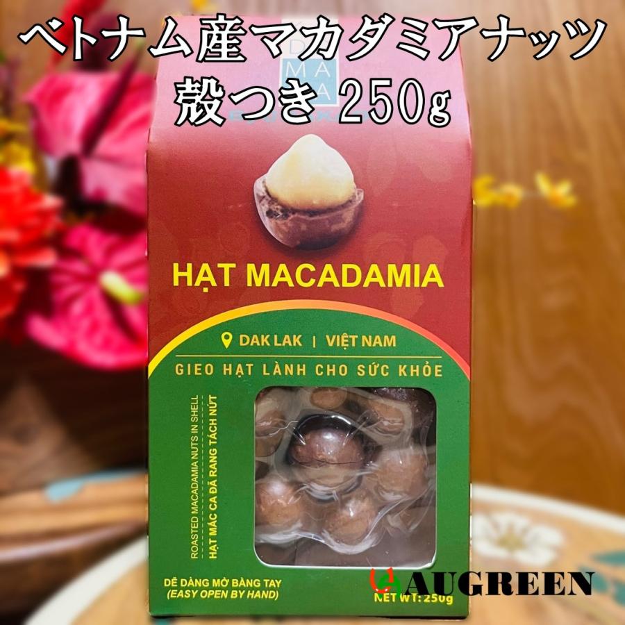 ベトナム産マカダミアナッツ殻つき 250g DAKADO 密閉 マカデミアナッツ 健康 美容 無塩 無添加 殻割器付 お土産 海外旅行 おつまみ おやつ 菓子 おうち時間