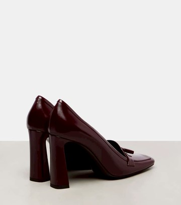 Saint Laurent Chloé 90 leather loafer pumps