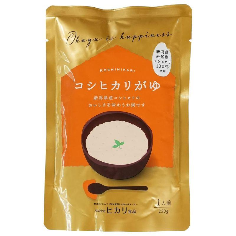 ヒカリ食品 おかゆ コシヒカリがゆ 白がゆ 250g×24個入 レトルト粥 新潟県産コシヒカリ100％