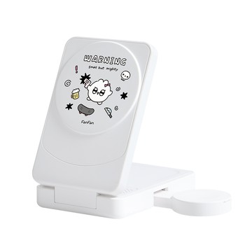 【藝人聯名】焦凡凡小而強大22.5W折疊式三合一Qi2磁吸支架無線充電器