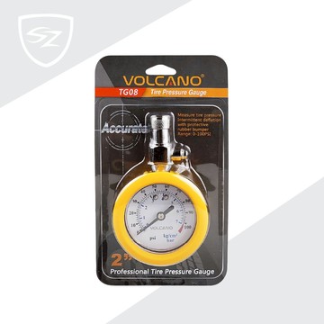 VOLCANO 大力士專業胎壓計2吋 TG08  (有保護套)
