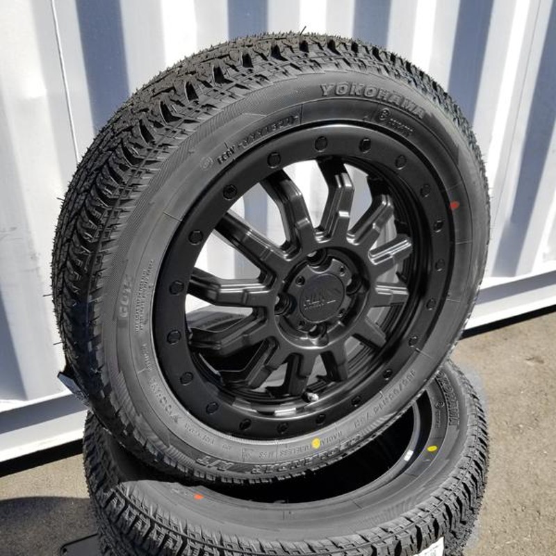 JJ1/2 ホンダ N-VAN 14インチ タイヤホイールセット YOKOHAMA GEOLANDAR A/T G015 ヨコハマ ジオランダー  155/65R14 | LINEショッピング