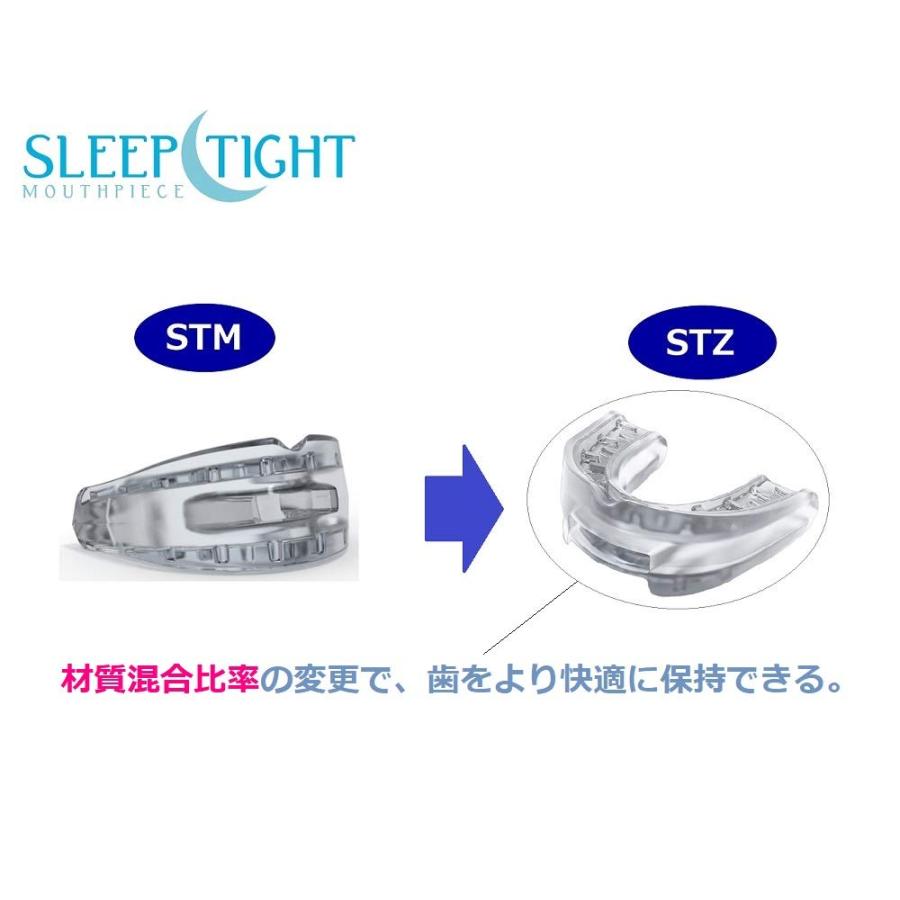 いびき対策 マウスピース スリープタイト STZ 米国製 SLEEPTIGHT 改良 新タイプ 保管ケース付き 歯ぎしり対策 いびきグッズ