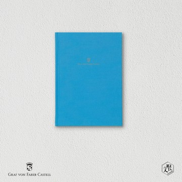 【Graf von Faber-Castell】頂級麻布筆記本-A5 海灣藍(原廠正貨)