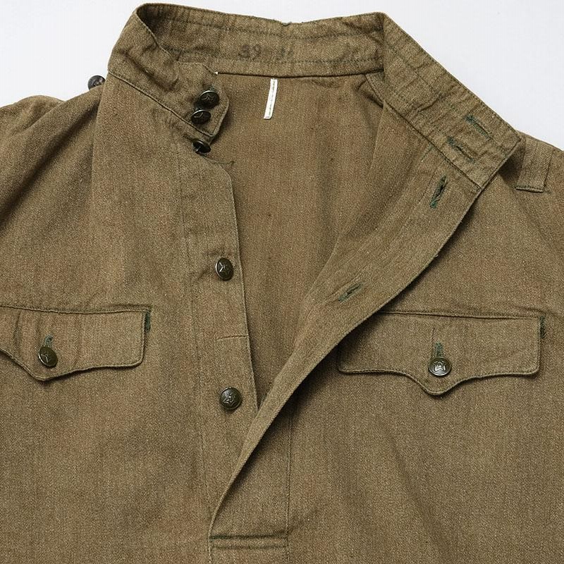 ソビエト軍 M43 プルオーバーシャツ ルパシカ USED ソ連軍