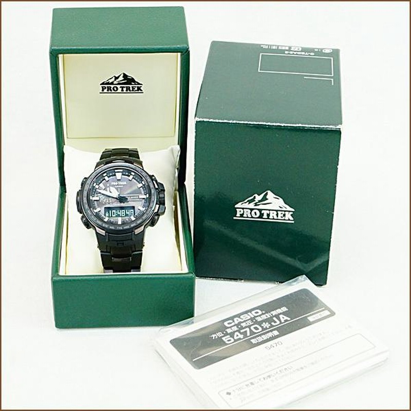 CASIO カシオ PRW-6100YT-1JF プロトレック トリプルセンサー CASIO カシオ PRW-6100YT-1JF プロトレック トリプルセンサー