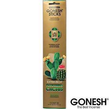 美國 GONESH FLOWERING CACTUS 仙人掌花 芳香精油 線香 (20枝入)