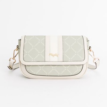 PLAYBOY - 斜背包 Lucky Bunny系列 - 綠色