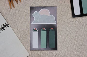 赤玉  獅子山設計便條紙套裝