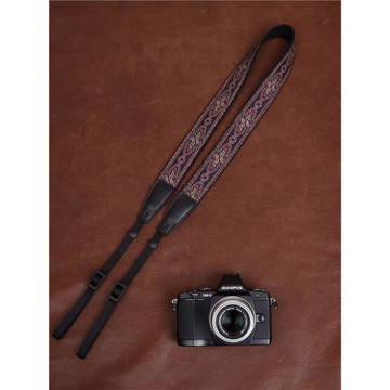 cam-in 相機背帶微單繡花可調節掛帶掛脖單反復古數碼斜挎肩帶