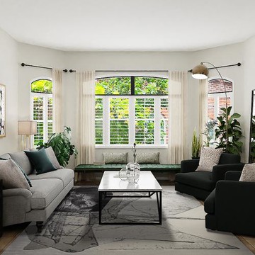 【山德力】 斑駁藝術感地毯 200x290cm 安帝