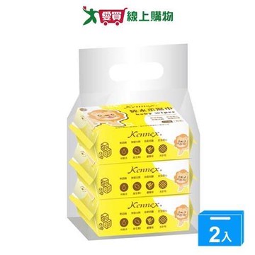 肯尼士純水柔濕巾100抽x3包【兩入組】【愛買】