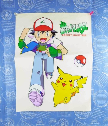 【震撼精品百貨】神奇寶貝_Pokemon~大貼紙-小智