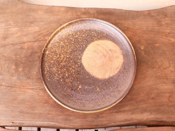 備前燒 盤子 (22.5cm) sr3-083