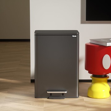 免運 可開票 家用客廳廚房垃圾桶腳踏式新款大容量帶蓋高顏值輕奢靜音