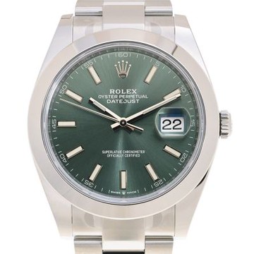 ROLEX 勞力士126300 Datejust 蠔式恆動薄荷綠面腕錶x41mm