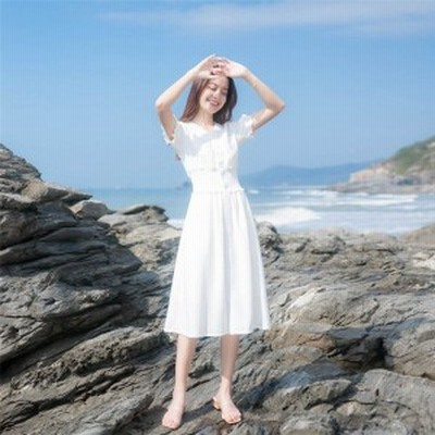 夏 ワンピース 白の通販 15 395件の検索結果 Lineショッピング