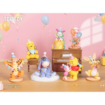 <蛋黃限定>🐮隔日到貨🐓 TOPTOY 迪士尼小熊維尼狂歡派對 盒玩 確認款 全新現貨