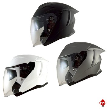 NIKKO N-560 素色 多色可選 內墨鏡 全拆洗 加長鏡片 耳機曹 眼鏡溝 鴨尾設計 安全帽 半罩