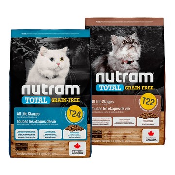 《非寵不可》短效期出清 Nutram紐頓 無穀貓糧2kg 貓全系列 幼貓 成貓 T22 T24 老貓 挑嘴貓 貓飼料