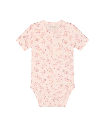 櫻桃花粉色短袖包屁衣68cm