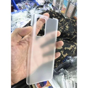 適用 LG WING手機套wing保護套pc磨砂硬手機殼透明保護PC殼套黑色