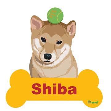 Dogday 可愛狗狗貼紙   柴犬