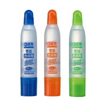 雄獅雙頭合成糊 3502003A(顏色隨機出貨)