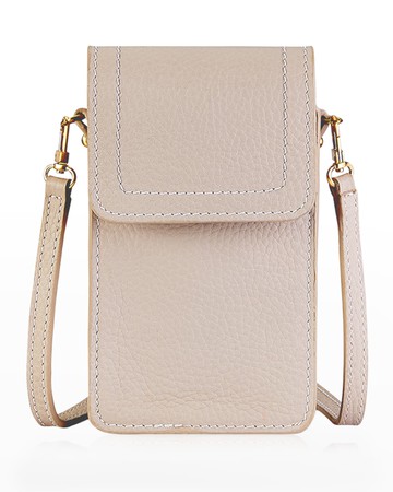 Liv Phone Pebble Leather Crossbody Bag