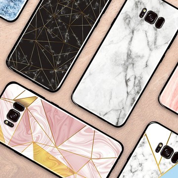 CreASEnse 大理石系列玻璃殼手機殼_CSAB00