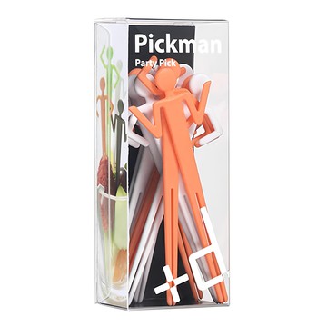 plus d 果簽系列 食物叉 D-920-OR 12支 Set  1盒