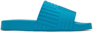 Bottega Veneta 蓝色 Slider 拖鞋