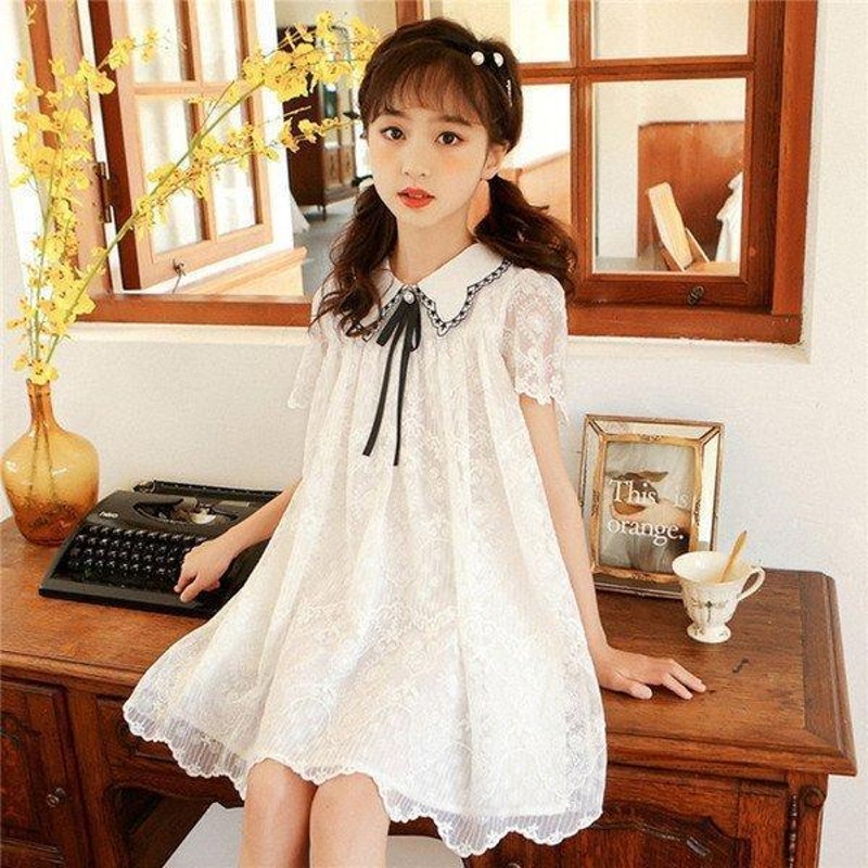 韓国子供服 キッズ ワンピース 女の子 フォーマル カジュアル 半袖