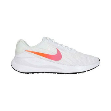 NIKE W REVOLUTION 7 女緩震慢跑鞋-路跑 輕量 運動 FB2208-104 白粉橘