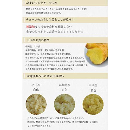 冷凍 生姜工房 おろし生姜 1kg 中国産