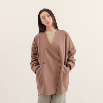 【經典原創】Weixin_維新褶片外套_CLO515_粉棕