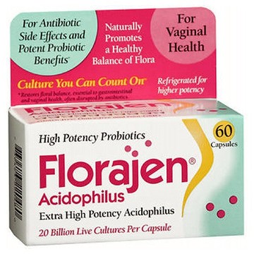 Florajen Acidophilus Probiotic Capsules 60 caps by Florajen