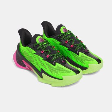 Under Armour UA 籃球鞋 Curry Series 7 男鞋 Aurora 支撐 穩定 綠 3027983390