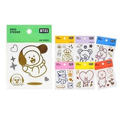 BTS公式 グッズ BT21 シール デコ ステッカー LINE FRIENDS 通販