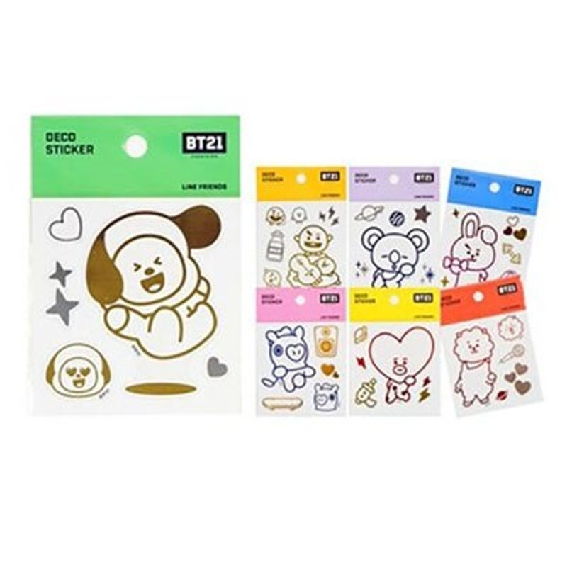 BTS公式 グッズ BT21 シール デコ ステッカー LINE FRIENDS 通販 LINEポイント最大5.0%GET | LINEショッピング